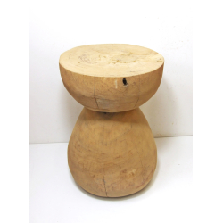 Stolik Stołek okrągły Donica pełne drewno TEAK 44cm